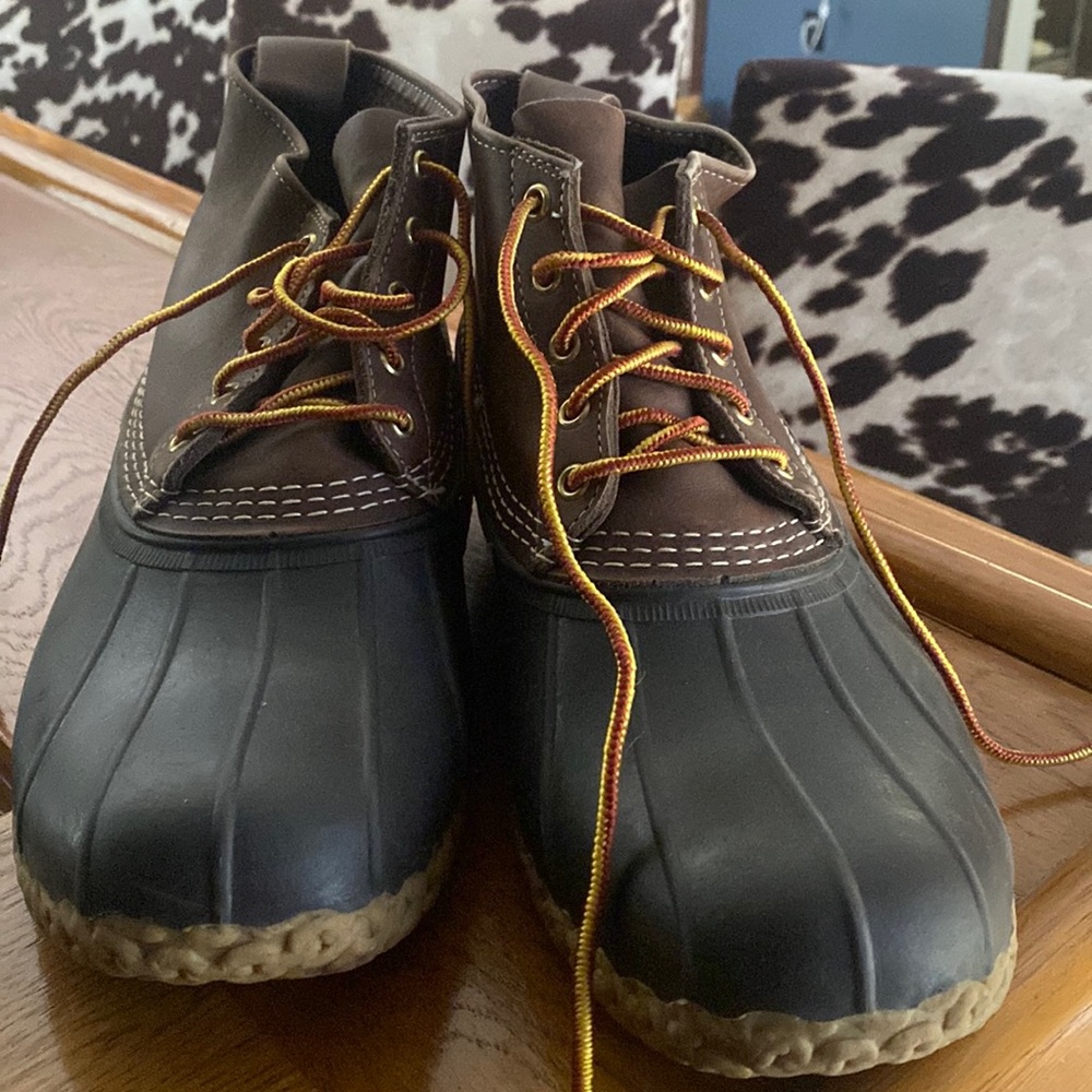 LL Bean duck boots